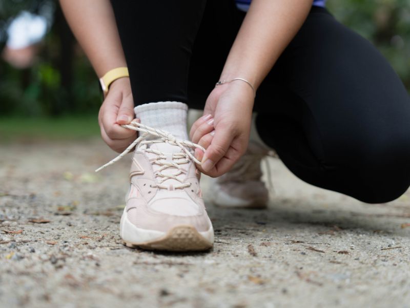 como se preparar para correr - calçados